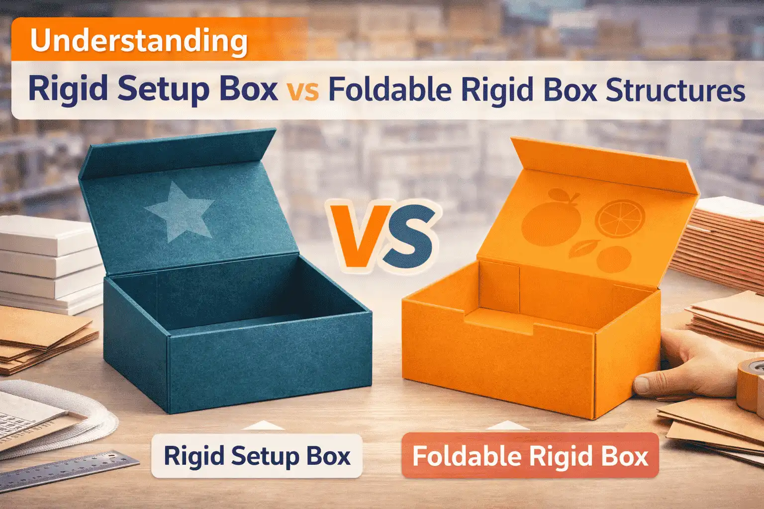 Understanding Rigid Setup Box vs Foldable Rigid Box Structures